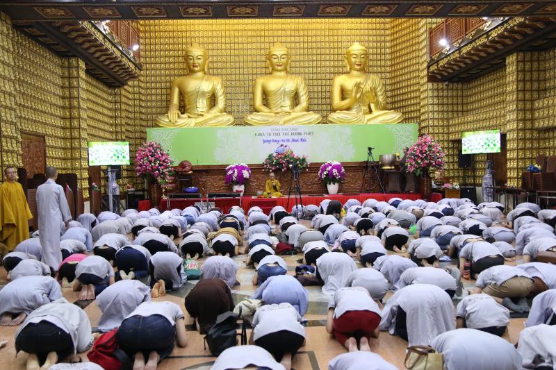 Chùa Giác Ngộ: Khóa tu ‘’Tuổi Trẻ Hướng Phật’’ lần thứ 14