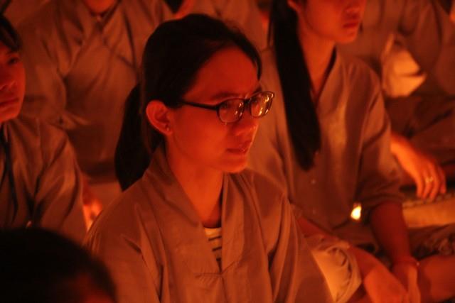 Thái Bình: Đêm thắp nến tri ân tại chùa Hoằng Văn