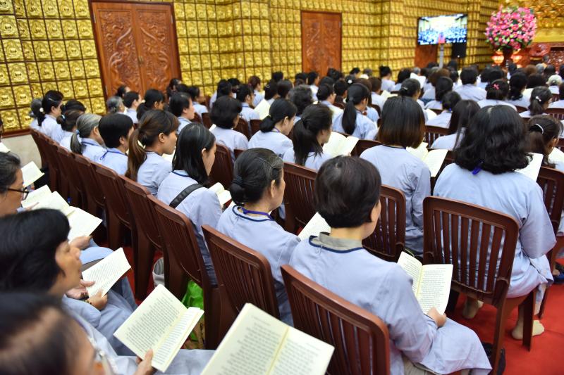 Chùa Giác Ngộ: Khóa tu ngày an lạc thứ 26
