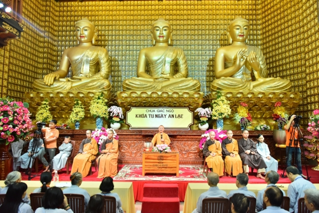 Chùa Giác Ngộ: Khóa tu Ngày An Lạc lần 27 - 03-09-2017