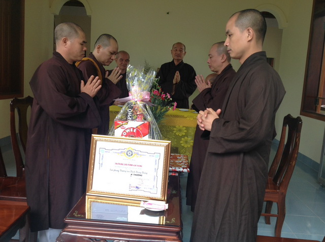 Khánh Hòa: Tấn phong Hòa thượng cho TT. Thích Thông Thắng