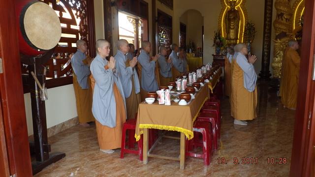 Chùa Phước Lễ tổ chức lễ tạ ân Tam bảo