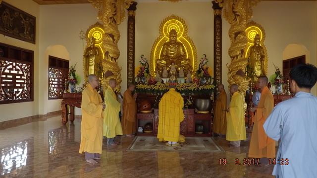 Chùa Phước Lễ tổ chức lễ tạ ân Tam bảo