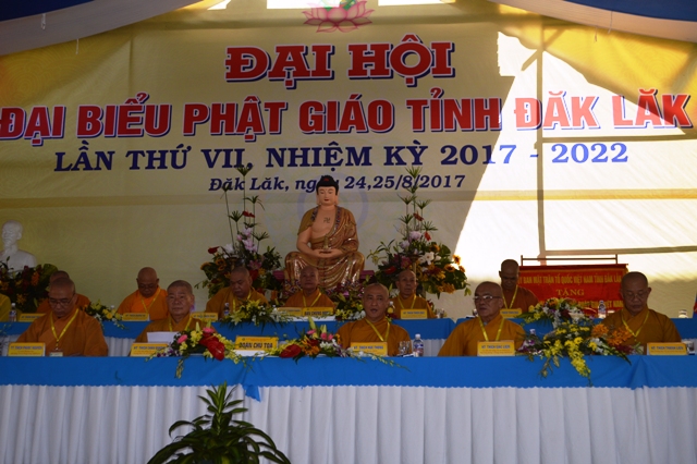 Đăk Lăk trọng thể khai mạc Đại hội Đại biểu Phật giáo tỉnh nhiệm kỳ 2017-2022