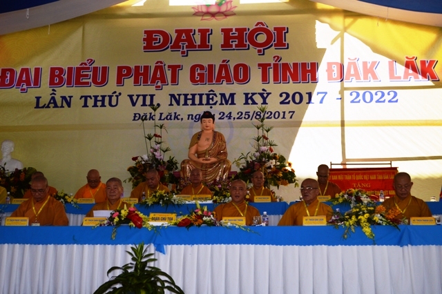 Đăk Lăk trọng thể khai mạc Đại hội Đại biểu Phật giáo tỉnh nhiệm kỳ 2017-2022