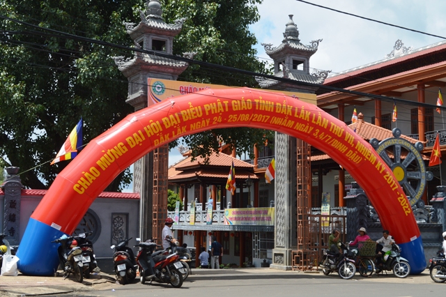 Đăk Lăk trọng thể khai mạc Đại hội Đại biểu Phật giáo tỉnh nhiệm kỳ 2017-2022