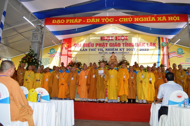 Đăk Lăk trọng thể khai mạc Đại hội Đại biểu Phật giáo tỉnh nhiệm kỳ 2017-2022