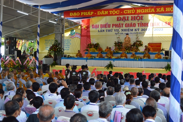 Đăk Lăk trọng thể khai mạc Đại hội Đại biểu Phật giáo tỉnh nhiệm kỳ 2017-2022