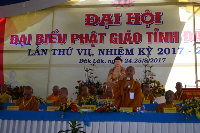Đăk Lăk trọng thể khai mạc Đại hội Đại biểu Phật giáo tỉnh nhiệm kỳ 2017-2022