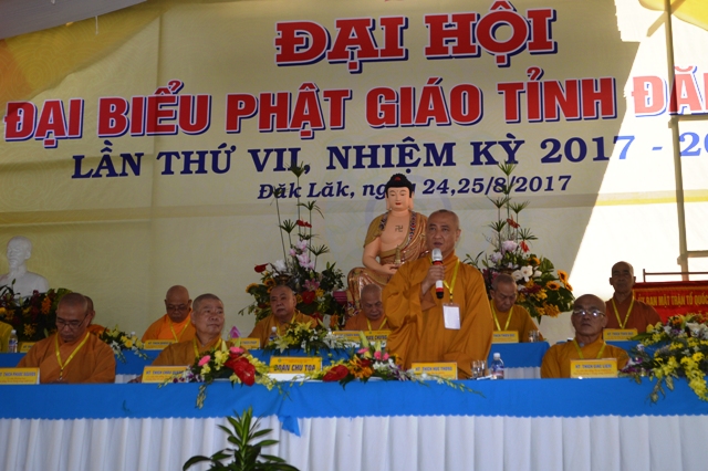 Đăk Lăk trọng thể khai mạc Đại hội Đại biểu Phật giáo tỉnh nhiệm kỳ 2017-2022