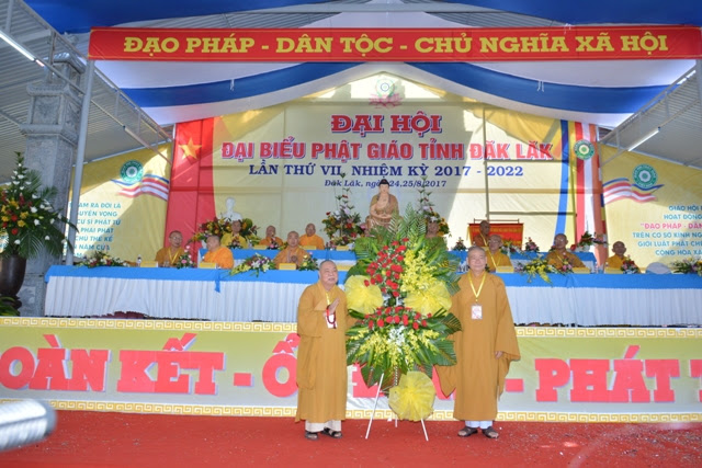 Đăk Lăk trọng thể khai mạc Đại hội Đại biểu Phật giáo tỉnh nhiệm kỳ 2017-2022