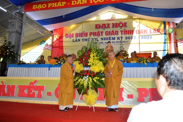 Đăk Lăk trọng thể khai mạc Đại hội Đại biểu Phật giáo tỉnh nhiệm kỳ 2017-2022
