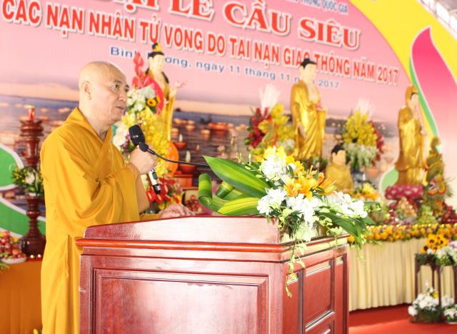 Bình Dương: Đại lễ cầu siêu các nạn nhân tử vong do TNGT