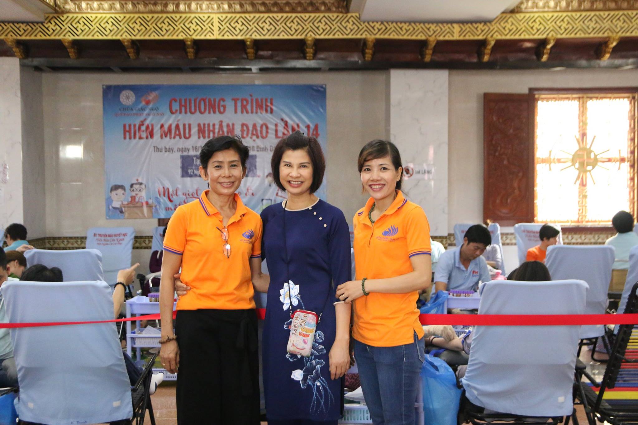 440 người tham gia hiến máu tại chùa Giác Ngộ, ngày 16/12/2017