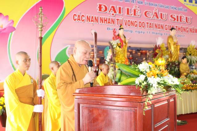 Bình Dương: Đại lễ cầu siêu các nạn nhân tử vong do TNGT