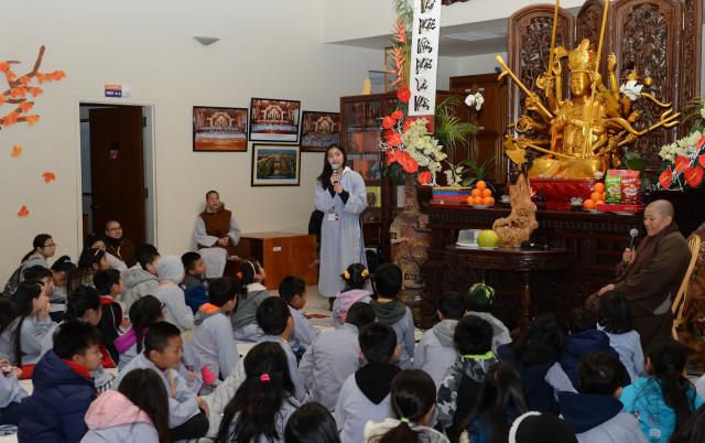 Chùa Đức Viên, San Jose, Hoa Kỳ, Khoá Tu Thiếu  Nhi Mùa Đông Năm 2017