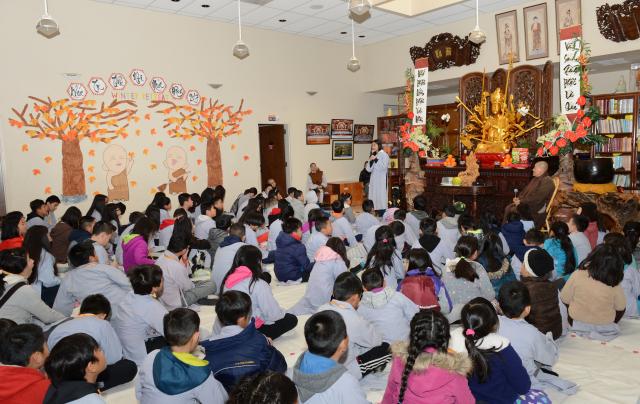 Chùa Đức Viên, San Jose, Hoa Kỳ, Khoá Tu Thiếu  Nhi Mùa Đông Năm 2017