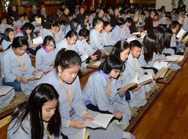 Chùa Đức Viên, San Jose, Hoa Kỳ, Khoá Tu Thiếu  Nhi Mùa Đông Năm 2017