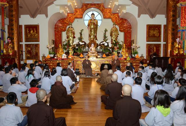 Chùa Đức Viên, San Jose, Hoa Kỳ, Khoá Tu Thiếu  Nhi Mùa Đông Năm 2017