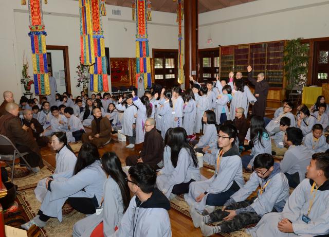 Chùa Đức Viên, San Jose, Hoa Kỳ, Khoá Tu Thiếu  Nhi Mùa Đông Năm 2017