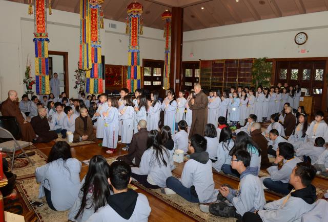 Chùa Đức Viên, San Jose, Hoa Kỳ, Khoá Tu Thiếu  Nhi Mùa Đông Năm 2017