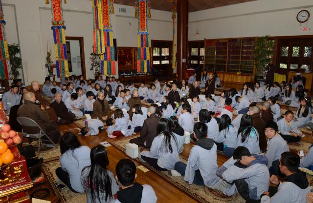 Chùa Đức Viên, San Jose, Hoa Kỳ, Khoá Tu Thiếu  Nhi Mùa Đông Năm 2017