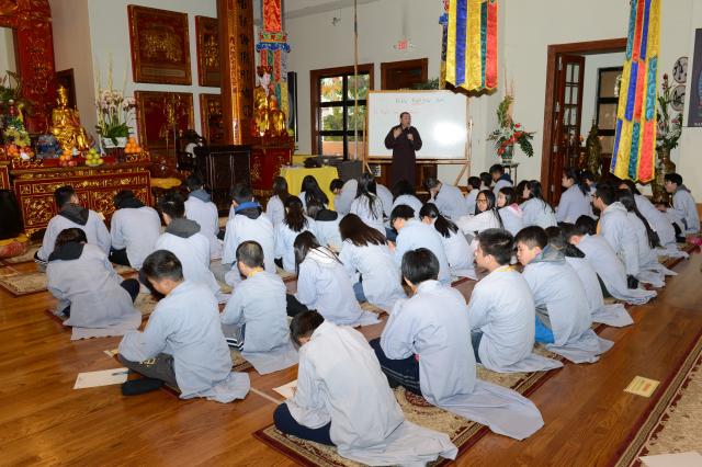 Chùa Đức Viên, San Jose, Hoa Kỳ, Khoá Tu Thiếu  Nhi Mùa Đông Năm 2017