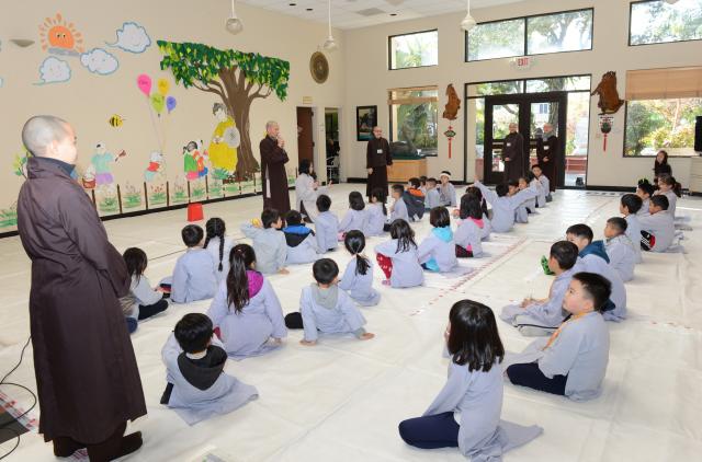 Chùa Đức Viên, San Jose, Hoa Kỳ, Khoá Tu Thiếu  Nhi Mùa Đông Năm 2017