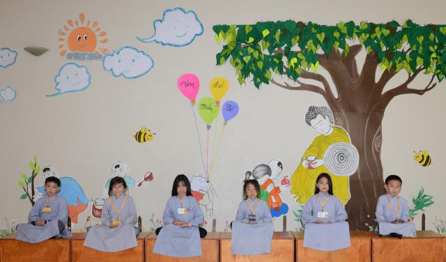 Chùa Đức Viên, San Jose, Hoa Kỳ, Khoá Tu Thiếu  Nhi Mùa Đông Năm 2017