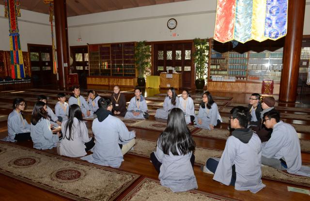 Chùa Đức Viên, San Jose, Hoa Kỳ, Khoá Tu Thiếu  Nhi Mùa Đông Năm 2017