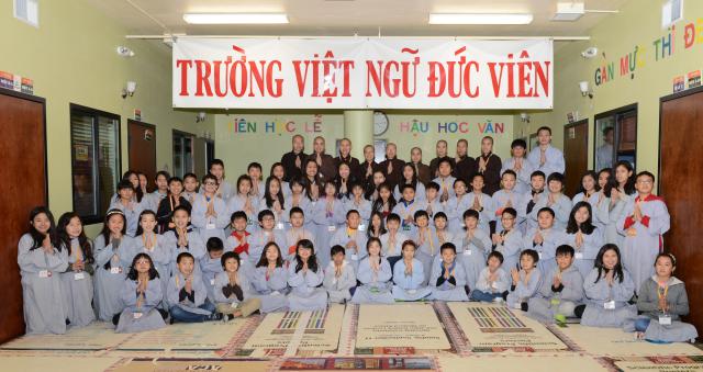 Chùa Đức Viên, San Jose, Hoa Kỳ, Khoá Tu Thiếu  Nhi Mùa Đông Năm 2017