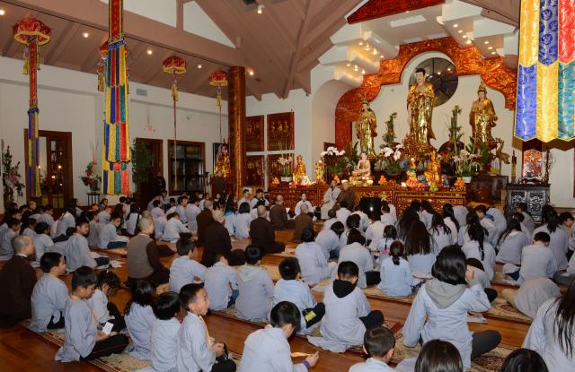 Chùa Đức Viên, San Jose, Hoa Kỳ, Khoá Tu Thiếu  Nhi Mùa Đông Năm 2017