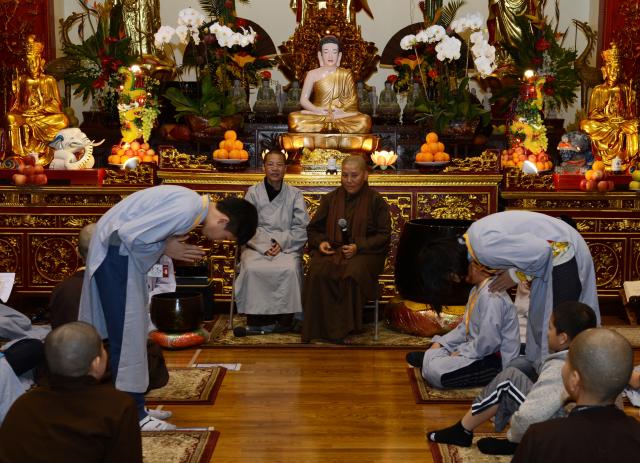Chùa Đức Viên, San Jose, Hoa Kỳ, Khoá Tu Thiếu  Nhi Mùa Đông Năm 2017