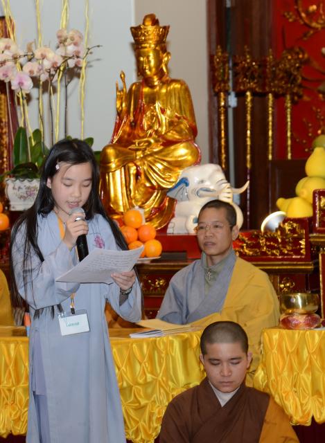 Chùa Đức Viên  San Jose ( Hoa Kỳ ) Tổ Chức Lễ Bế Mạc Khoá Tu Thiếu Nhi Mùa Đông Năm 2017