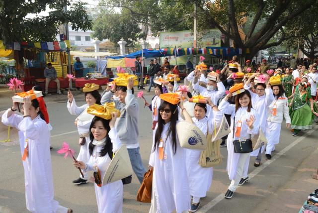 Trang Nghiêm Khai Mạc Đại Lễ Trùng Tụng Tam Tạng Thánh Điển Pali Tại Bồ Đề Đạo Tràng ( Ấn Độ ) Lần Thứ 13 năm 2017
