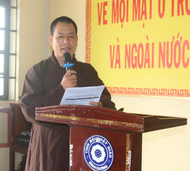 Bình Dương: Lễ trao học bổng cho các Tăng Ni sinh Trường TCPH tỉnh Bình Dương.