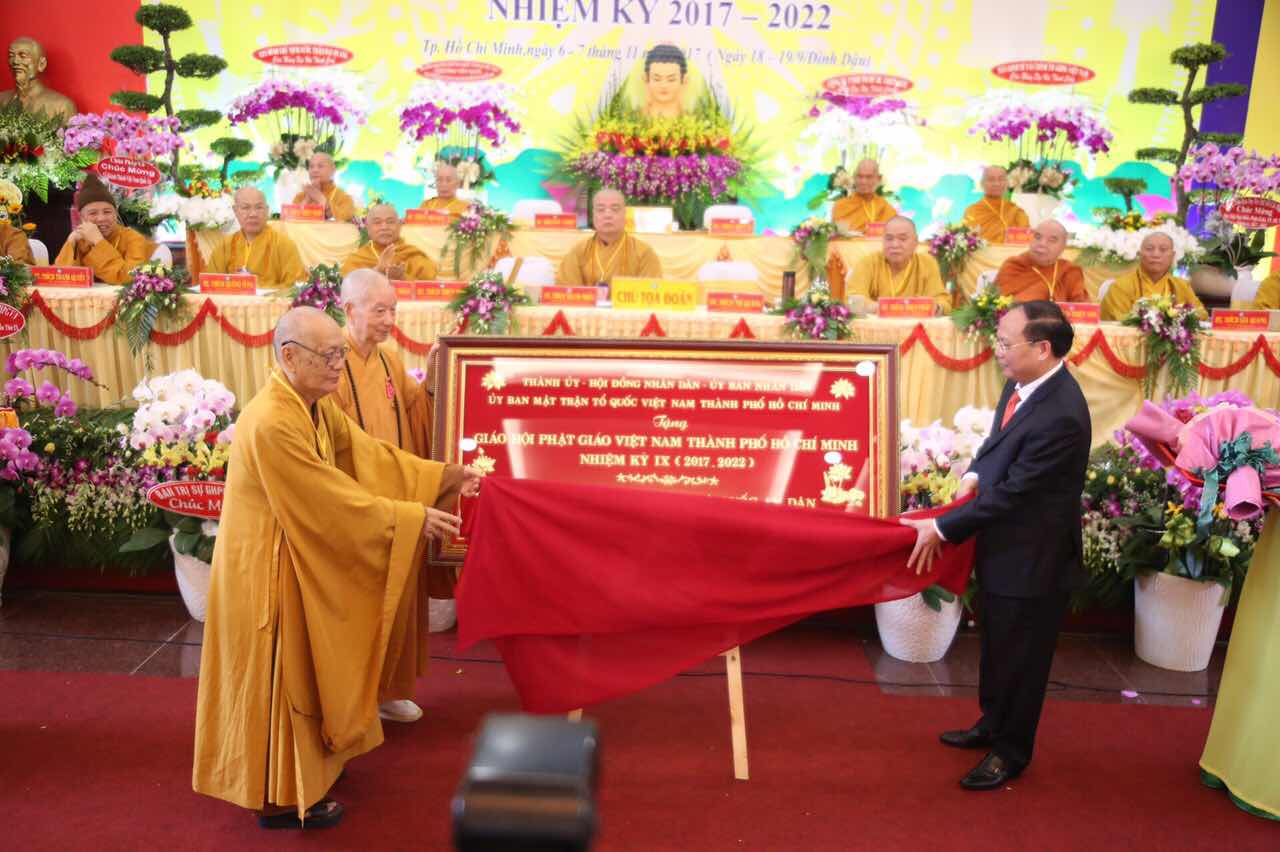 TP. HCM. Trọng thể tổ chức Đại hội Đại biểu PG TP. HCM lần IX