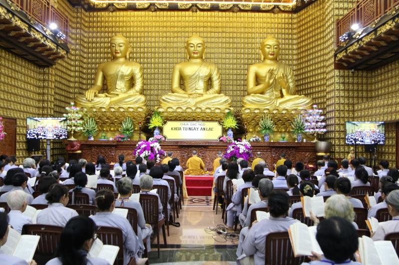 Chùa Giác Ngộ: Khoá tu Ngày An Lạc thứ 32