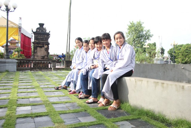 Thái Bình: Gần 200 bạn trẻ về chùa Phú Xuân