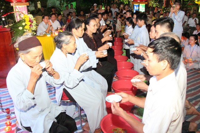 Thái Bình: Gần 200 bạn trẻ về chùa Phú Xuân