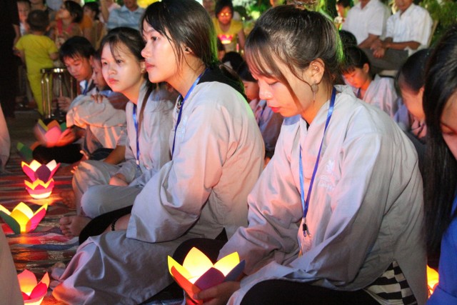 Thái Bình: Gần 200 bạn trẻ về chùa Phú Xuân
