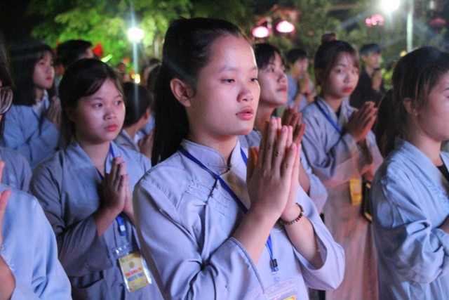 Thái Bình: Gần 200 bạn trẻ về chùa Phú Xuân