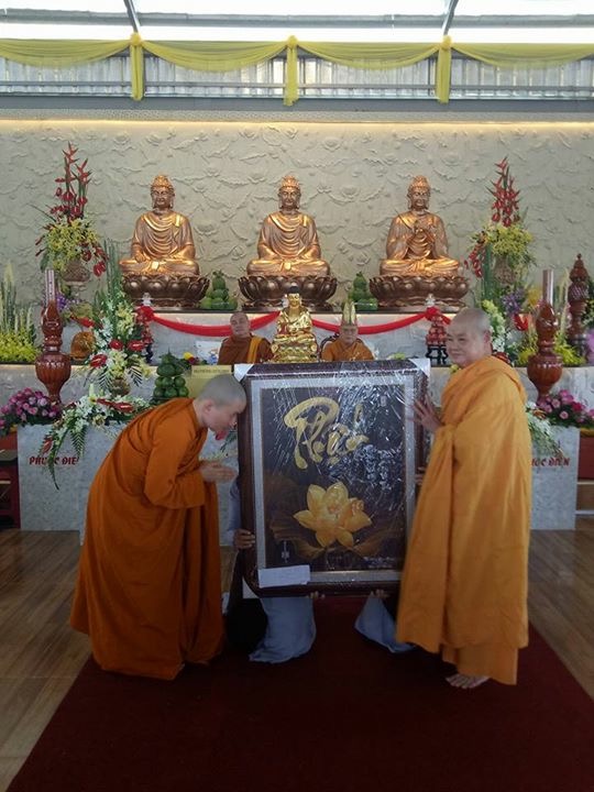 Lễ an vị tượng Phật tại Niệm Phật Đường Hồng Trung Sơn