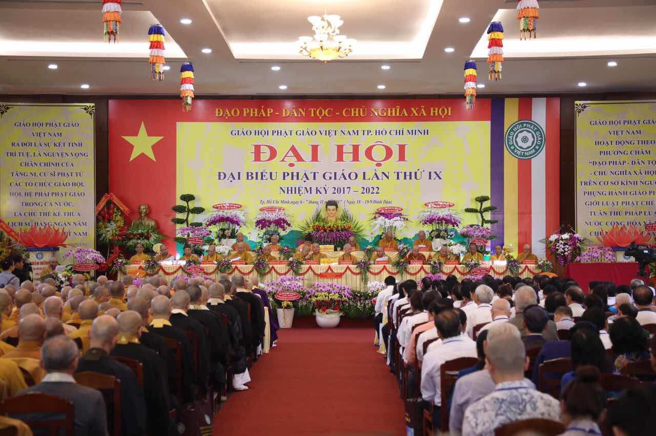 TP. HCM. Trọng thể tổ chức Đại hội Đại biểu PG TP. HCM lần IX