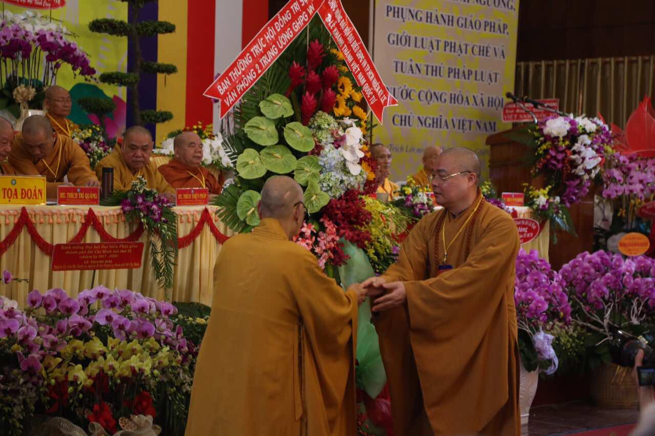 TP. HCM. Trọng thể tổ chức Đại hội Đại biểu PG TP. HCM lần IX