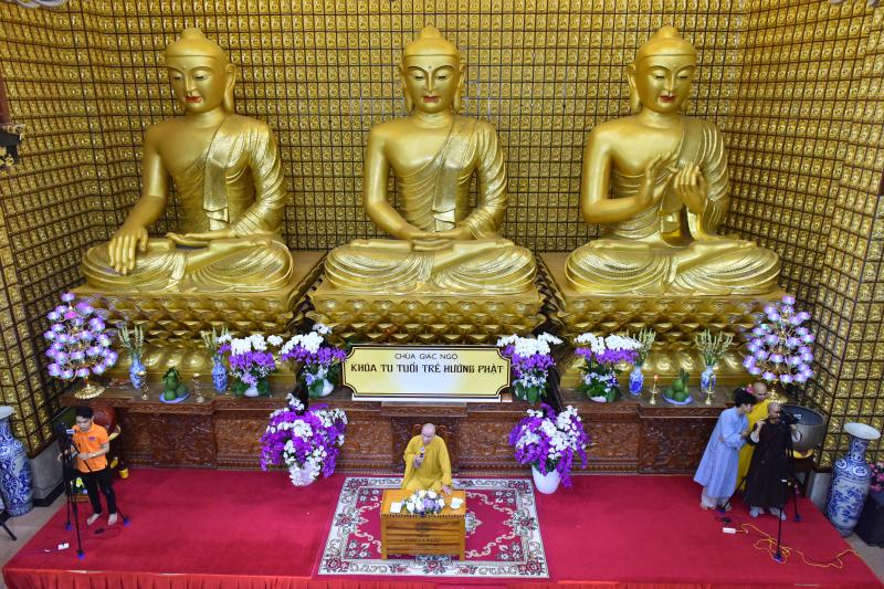 Chùa Giác Ngộ: Khóa tu ‘’Tuổi Trẻ Hướng Phật’’ lần thứ 20