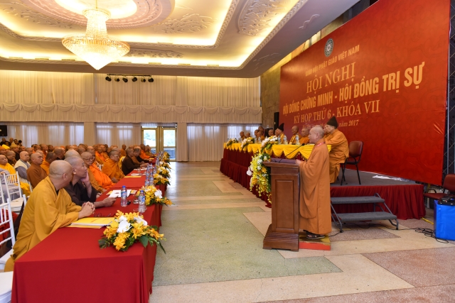 Hội đồng Chứng minh – Hội đồng Trị sự họp rà soát lại công tác tổ chức Đại hội PG toàn quốc lần thứ VIII