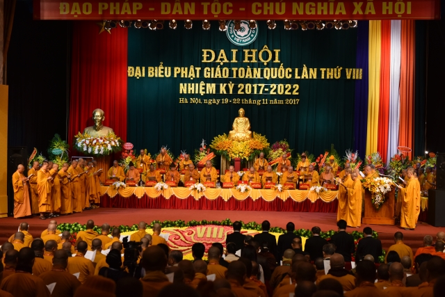 Bế mạc Đại hội Đại biểu Phật giáo toàn quốc lần thứ VIII