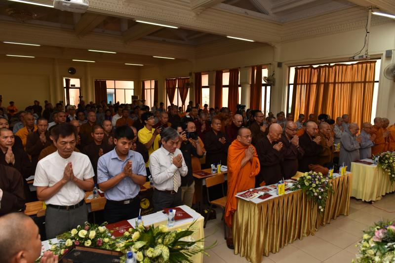 Lễ tổng kết của Viện nghiên cứu Phật học Việt Nam, nhiệm kỳ 2012-2017