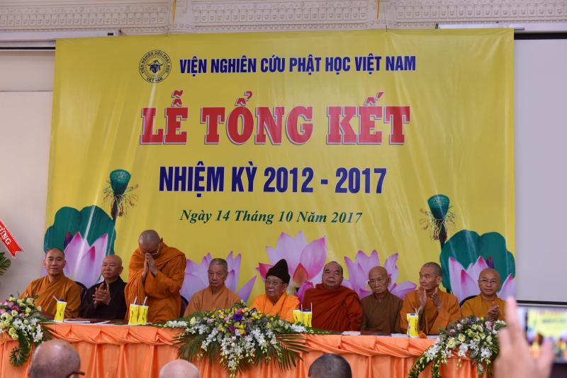 Lễ tổng kết của Viện nghiên cứu Phật học Việt Nam, nhiệm kỳ 2012-2017